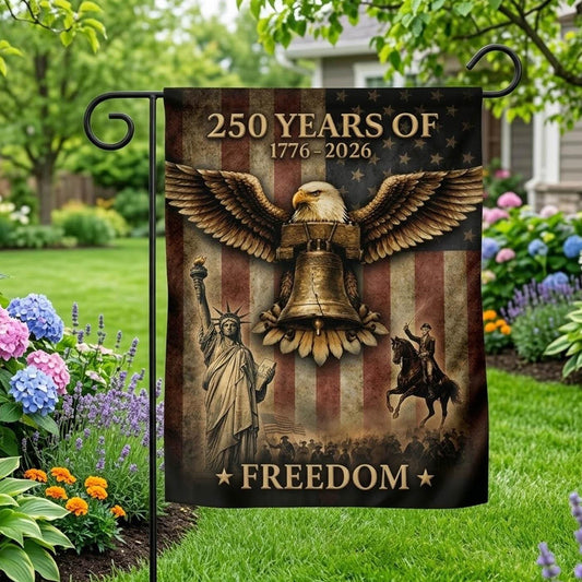 America 250 Years Semiquincentennial Flag, 250 Years Patriotic Flag, USA Anniversary Flag, 250th Anniversary Eagle Flag