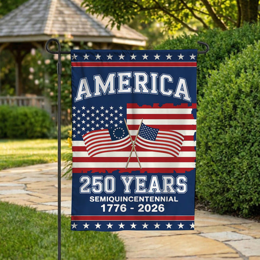 We The People 250th Anniversary Flag, 250 Years of Freedom Flag, USA Independence Day Decor, Fourth of July Gift, Celebration 1776-2026